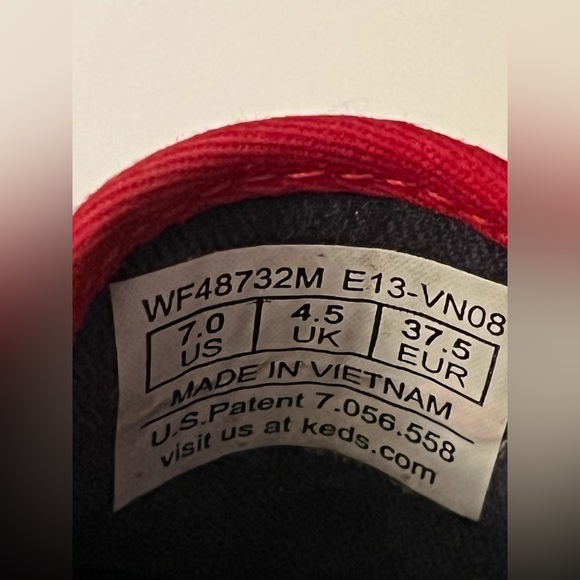 Taylor Swift Frosted Red Sequin Keds - Picture 9 of 9